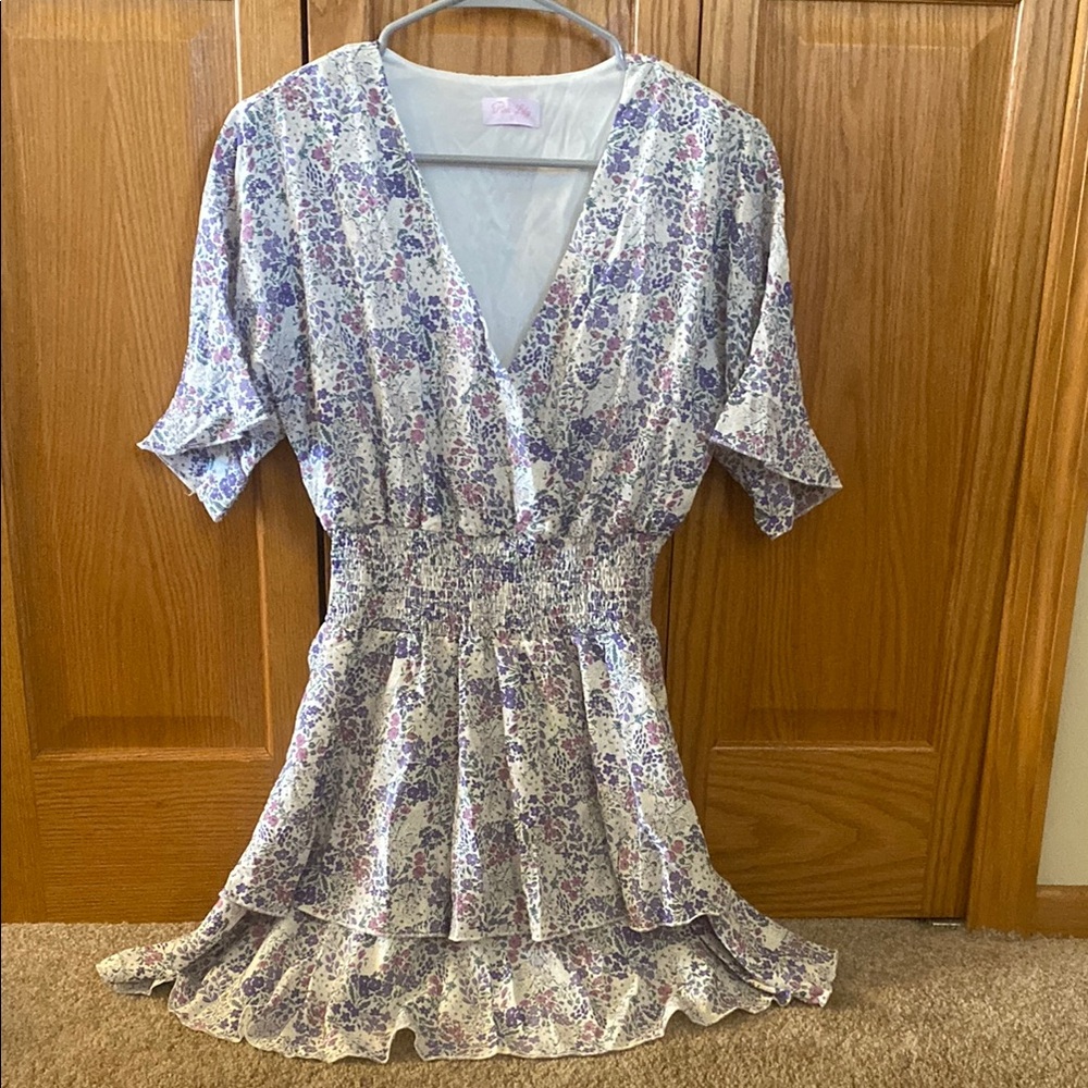 Floral V-Neck Dress